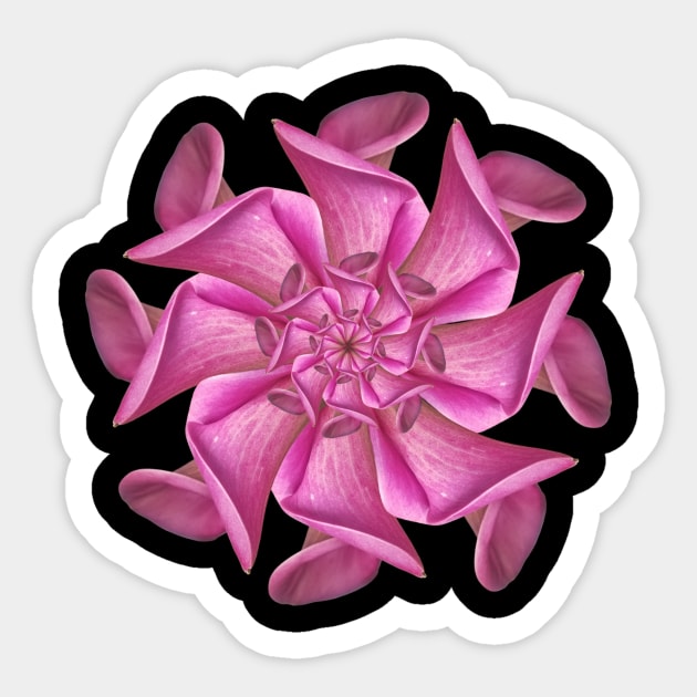 Radial Calla Lily Sticker by Geomhectic